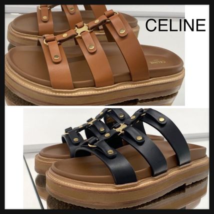 フラット CELINE(セリーヌ) サンダル・ミュール(レディース