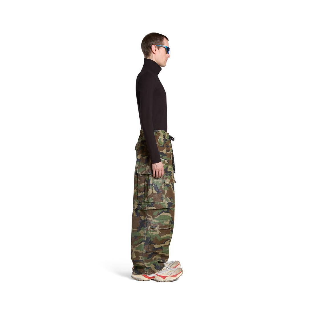 新作【BALENCIAGA】ルーズカーゴパンツ コットン ユニセックス