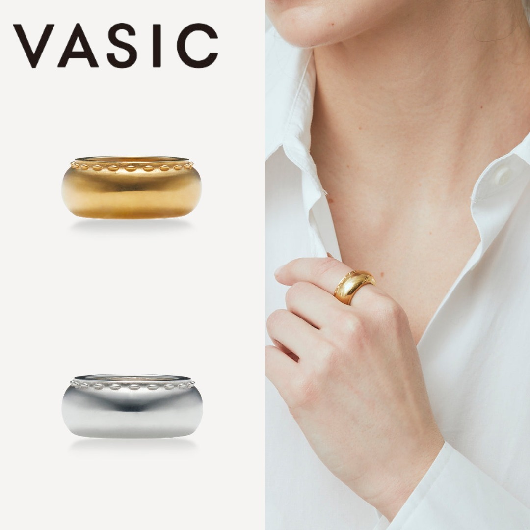 ■VASIC■ヴァジック Cord Wide Ring リング