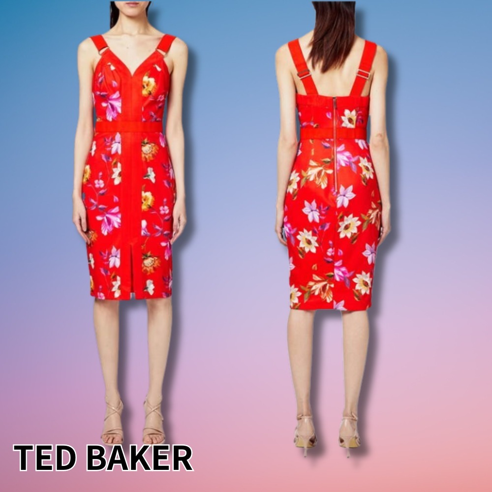 【TED BAKER】StrpDtlBdycワンピース