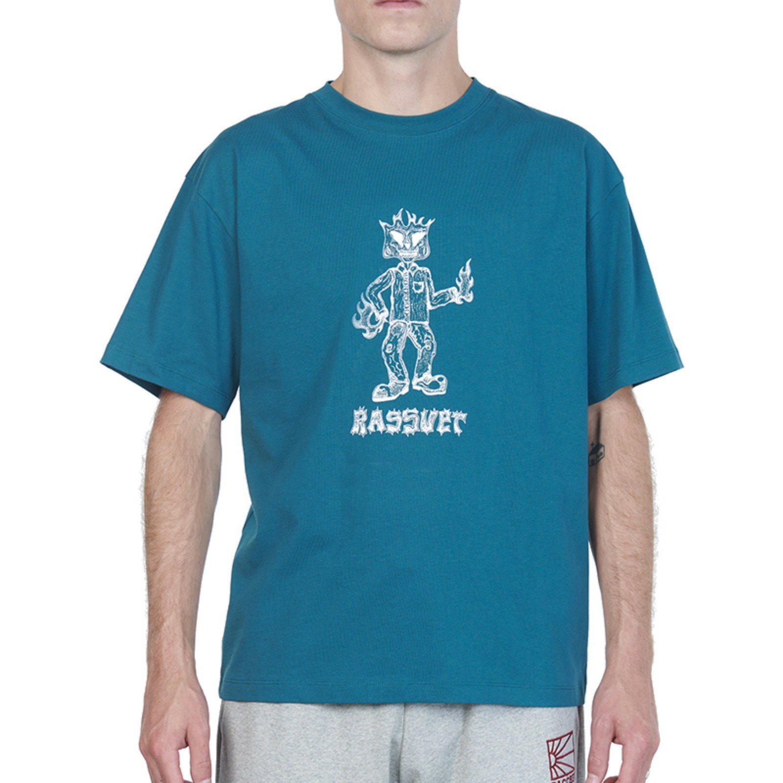 【RASSVET】KEEP DANCING T-SHIRT [GREEN]