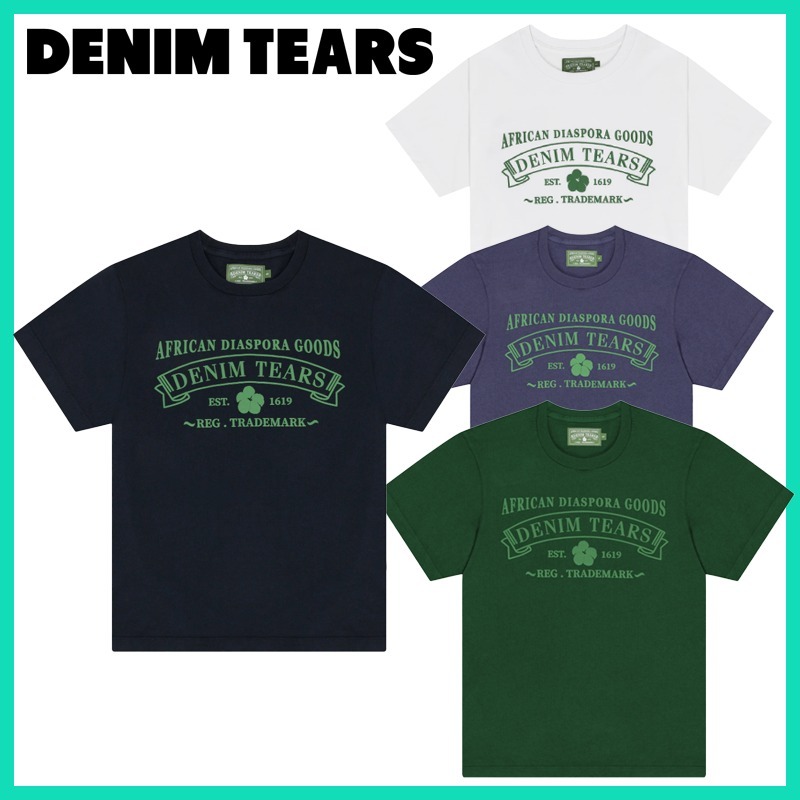 *DENIM TEARS*ADG パフスクリーンプリント半袖Tシャツ*送料込み*