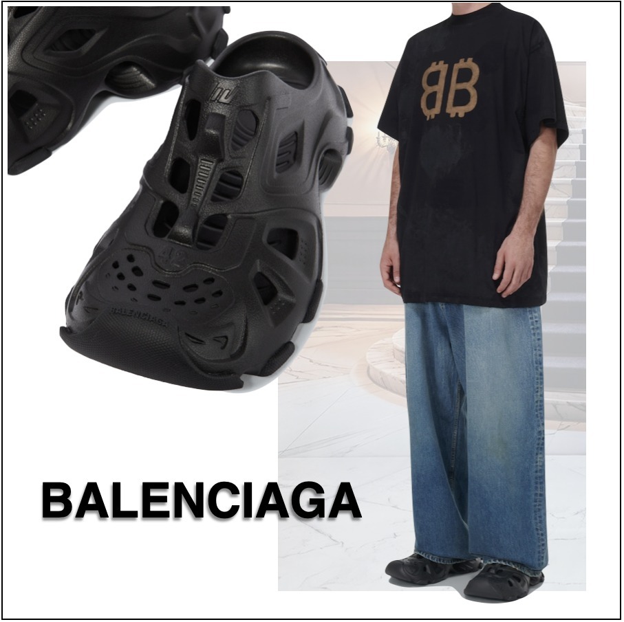 国内発/関税負担なし☆BALENCIAGA ホワイト Track スニーカー 靴