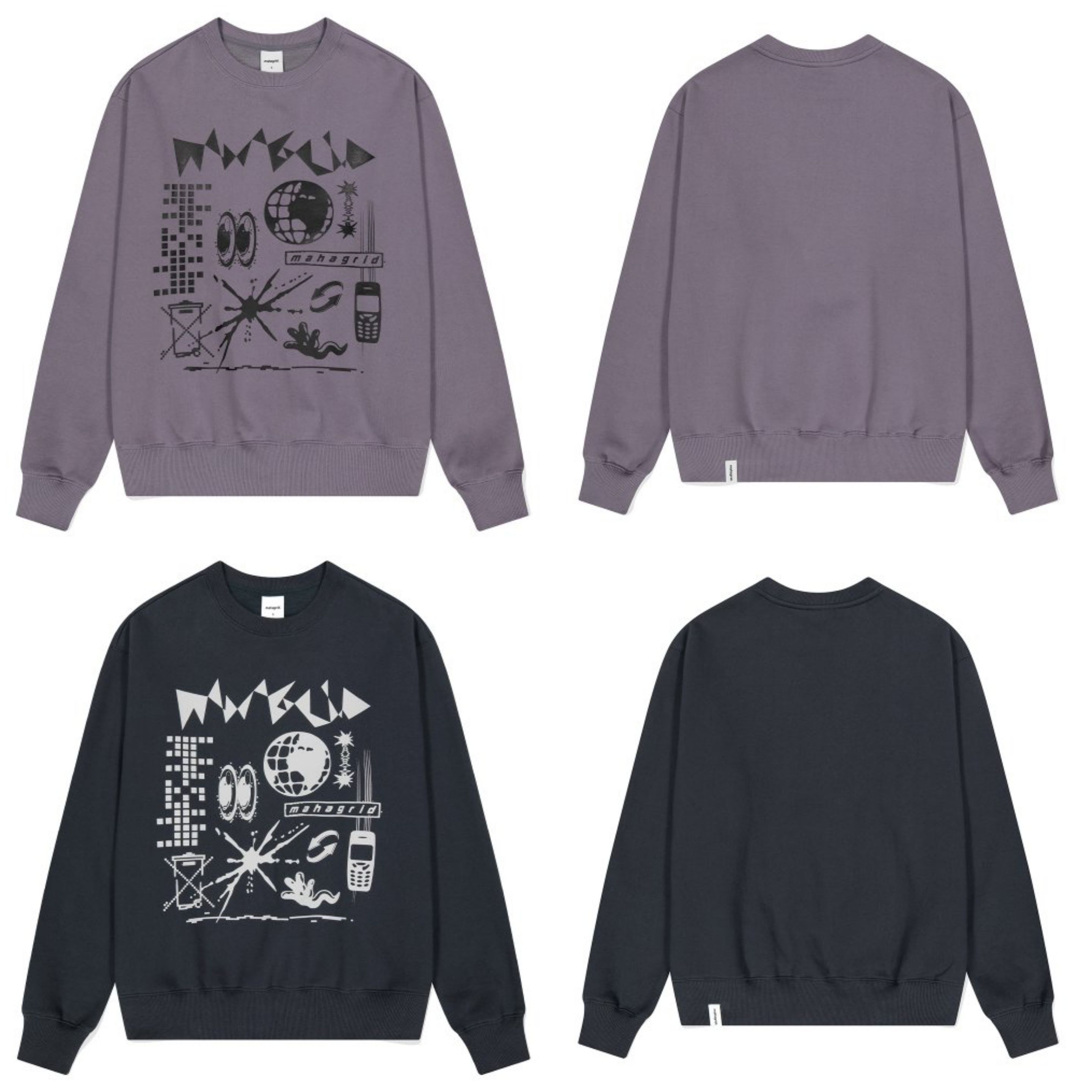 さらに100円引き◆MAHAGRID◆NETWORK SPARK SWEATSHIRT