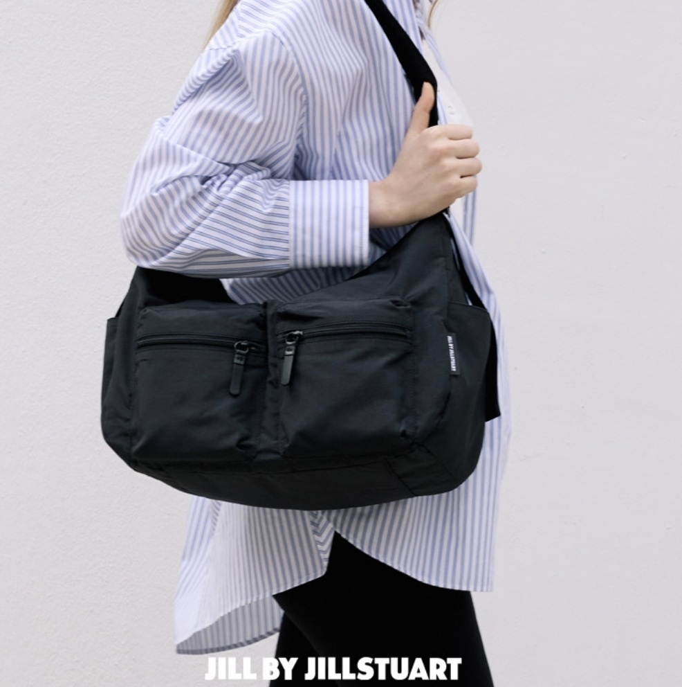 さらに100円引き◇JILLSTUART◇Anomi black nylon cross bag