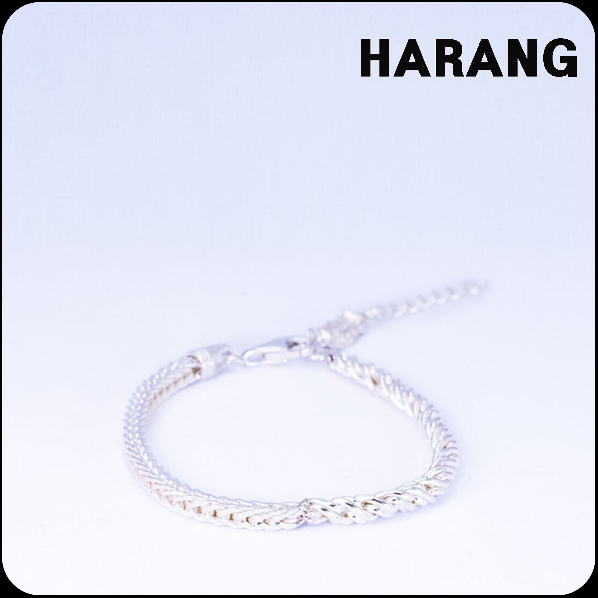 [HARANG]★BTS 着用★HR 334B_Half & Half Bold Chain Bracelet
