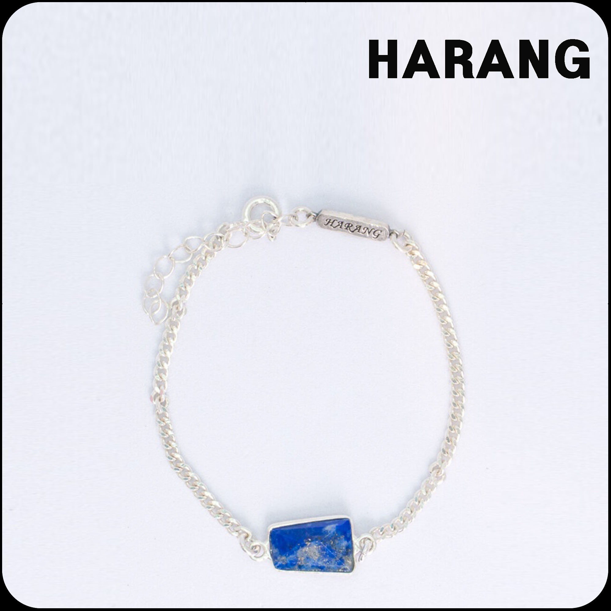 [HARANG]★BTS 着用★HR 247B_Rectangle Lapis Lazuli Bracelet