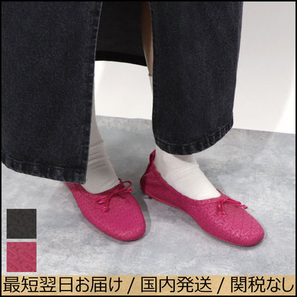 TOD'S バレエシューズ/オペラシューズ 赤紫系 4104025Y0002 AMBIDEX Store △ラム革バレエシューズ(23.5 クロ): CHILD WOMAN