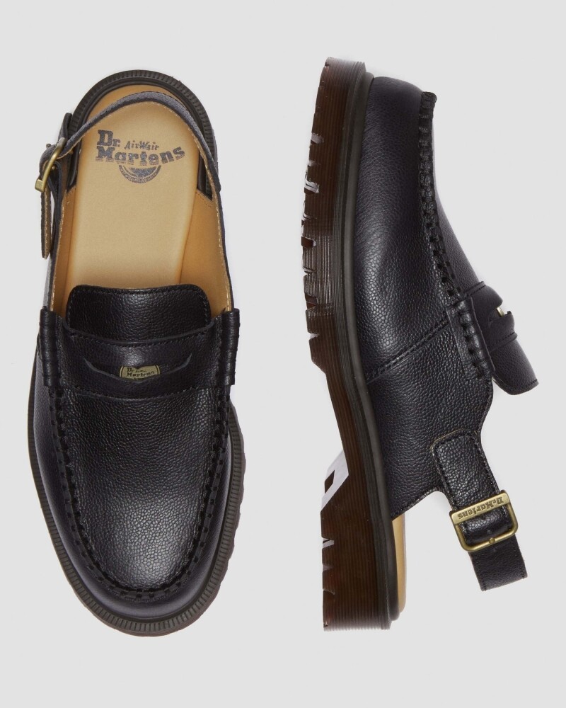 Dr.Martens】PENTON スリングバック ローファー ミュール 黒 靴