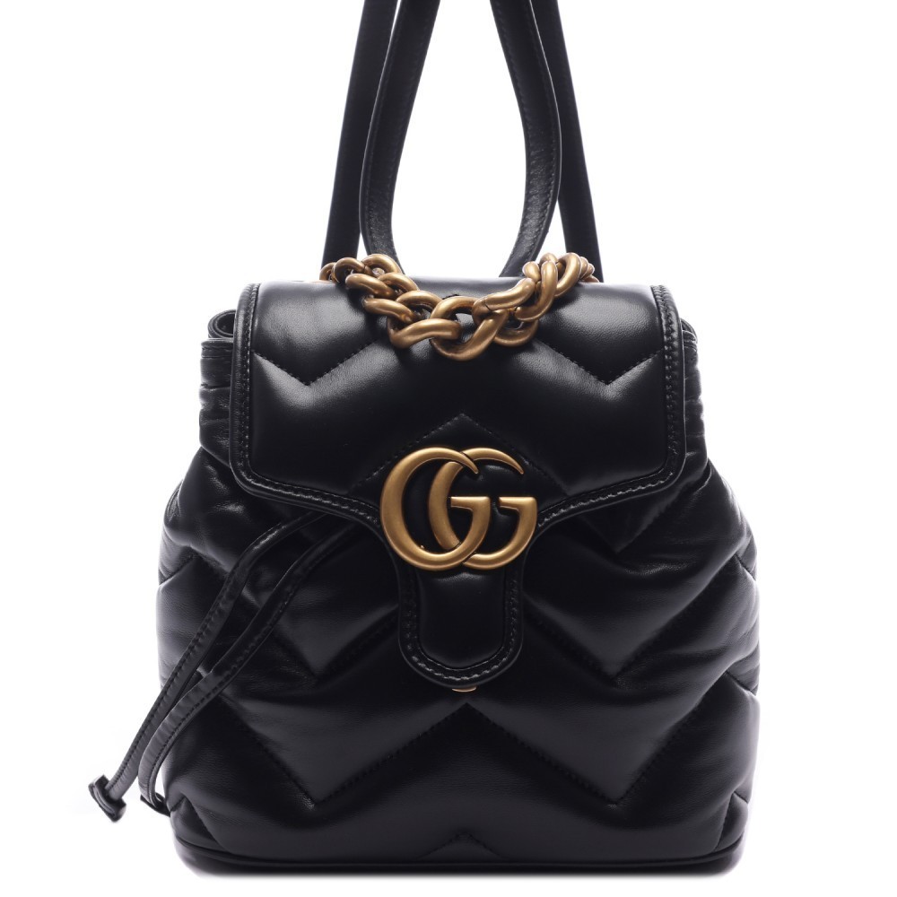 【GUCCI】GG MARMONT MATELASSE BACKPACK