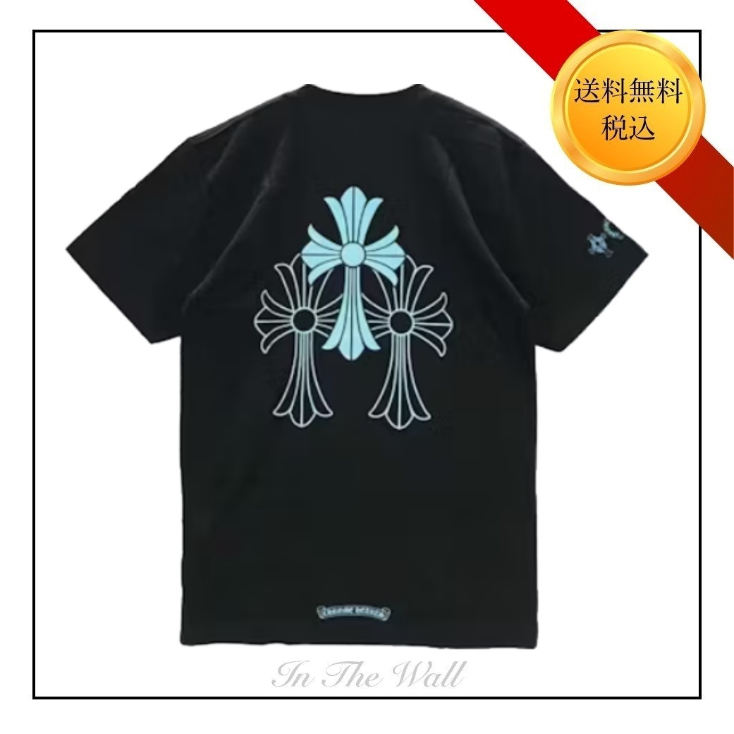 入手困難★送料込【Chrome Hearts】トリプルクロスロゴ Tシャツ