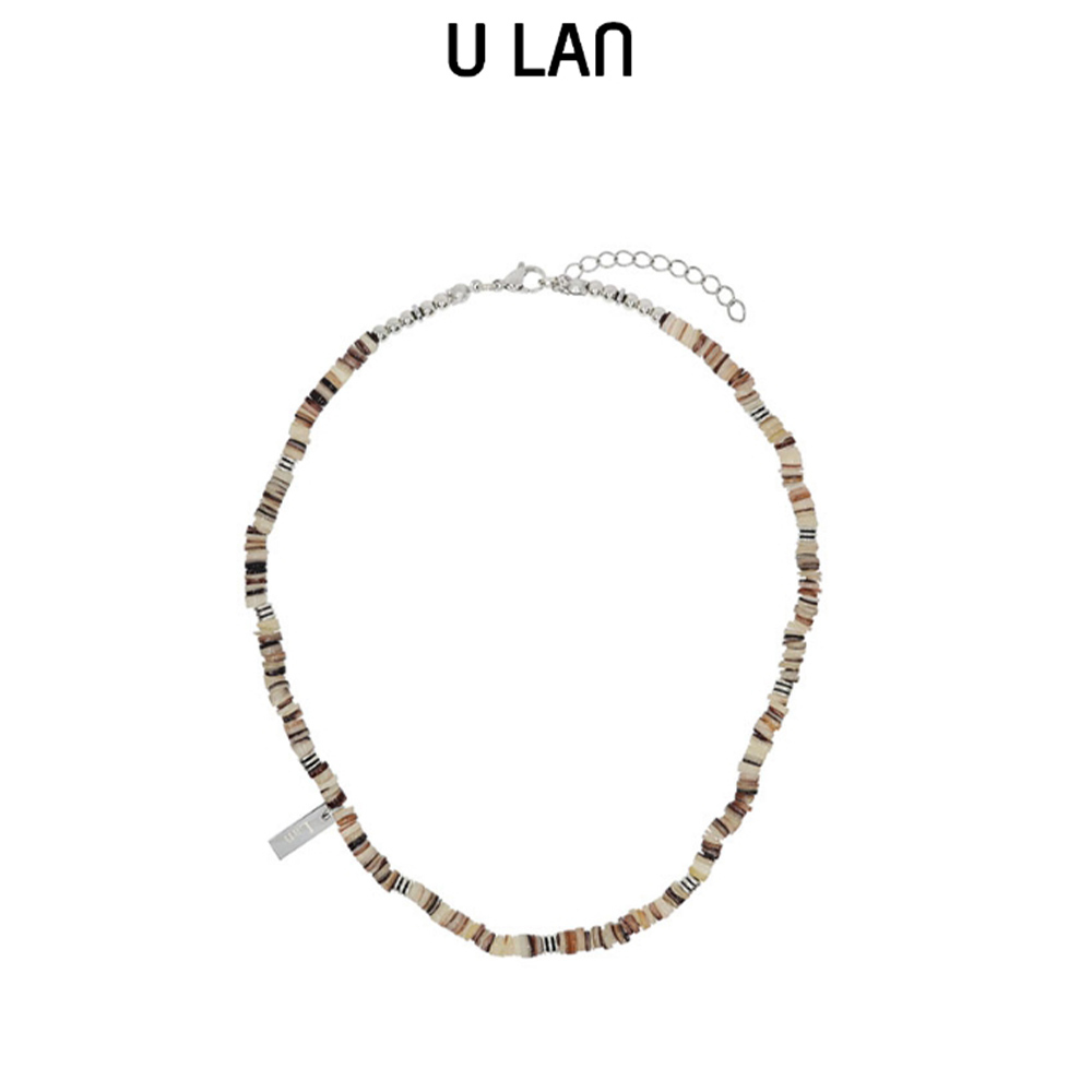 【U LAN】24SS★ [LAN ARCHIVE] Stained Stone Necklace