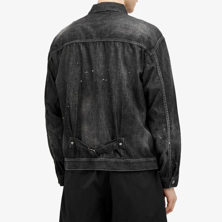 NEIGHBORHOOD ウォッシュ デニムジャケット ブラック 送料関税込