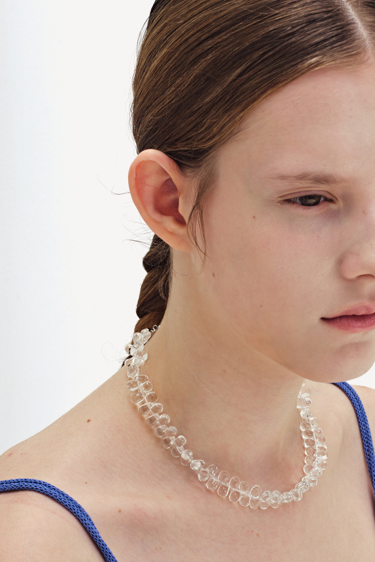 《MONDAY EDITION》 CLEAR DEWDROPS NECKLACE