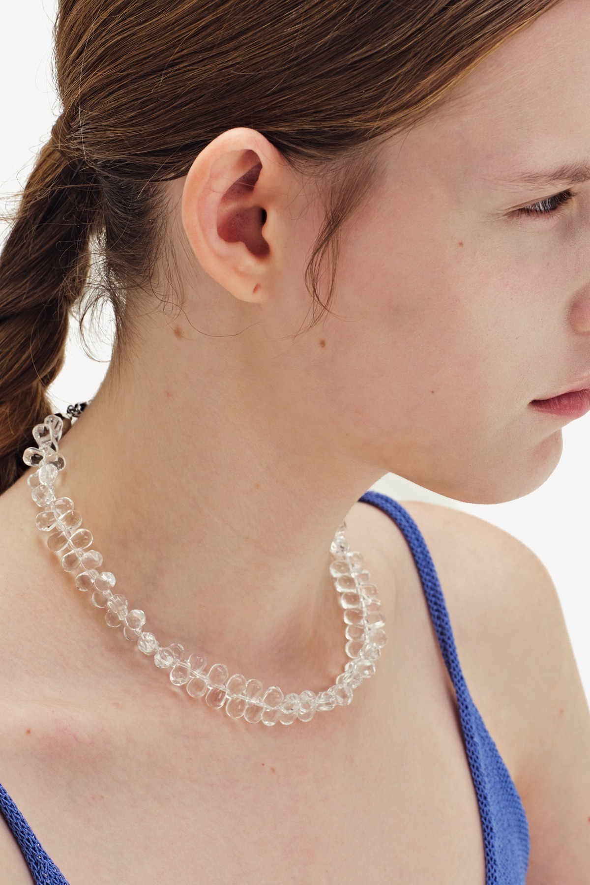 《MONDAY EDITION》 CLEAR DEWDROPS NECKLACE