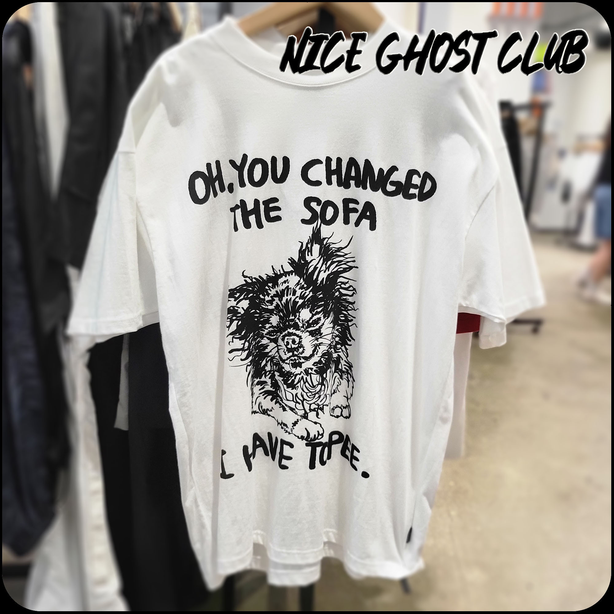 [ NICE GHOST CLUB]★24SS★韓国人気★MY DOG BIG BIG TEE
