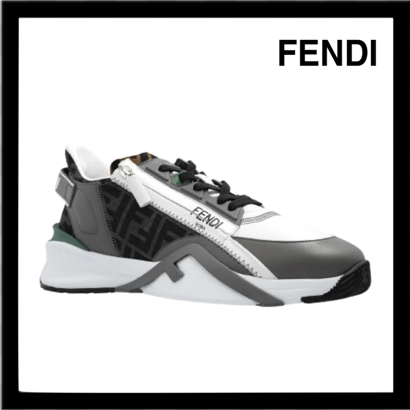 新着 関税送料込み FENDI フェンディ FF ジャカード スニーカー