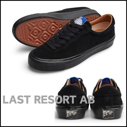 ★LAST RESORT AB VM001 スエード ロウスニーカー Black/Black