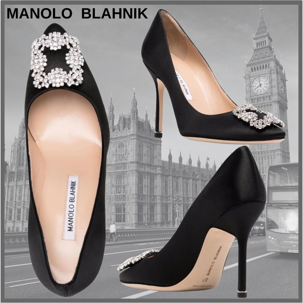 【MANOLO BLAHNIK 】★Hangisi 105 パンプス