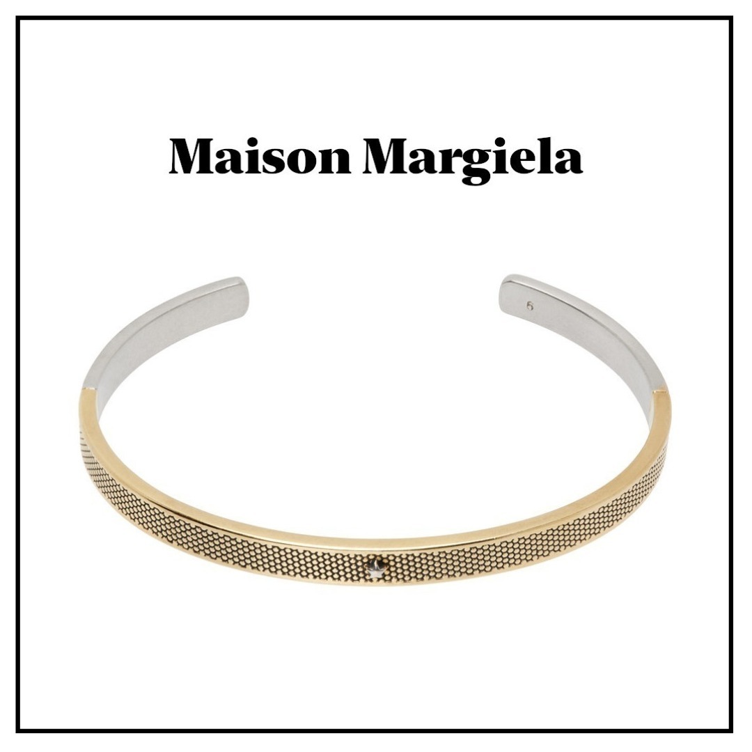 【Maison Margiela】シルバー＆ゴールド Star ブレスレット