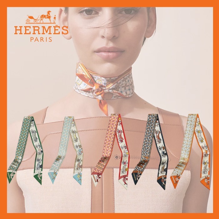 ワンポイントに【HERMES】スカーフ馬車の変遷《ツイリー》