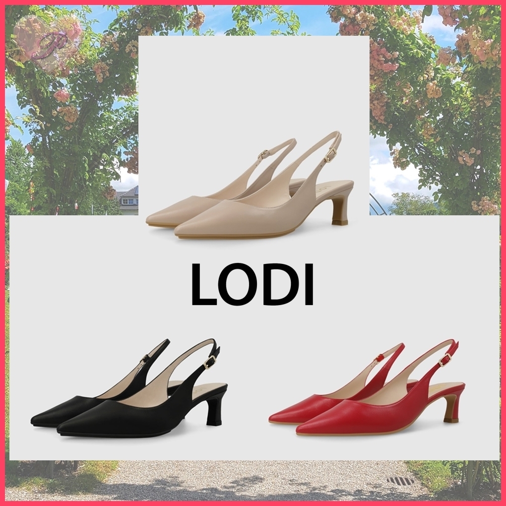 【LODI】CHASE☆レザー製スリングバックパンプス