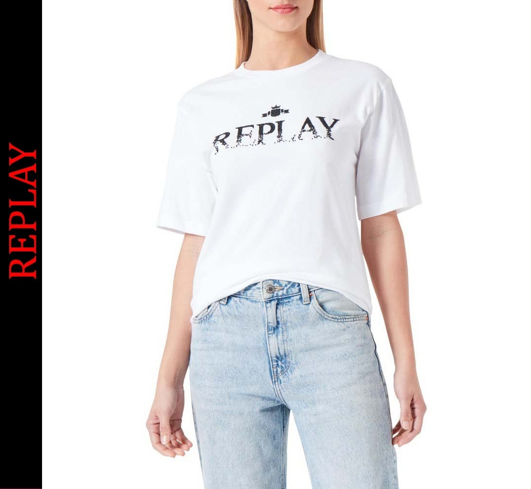 送料込★REPLAY★W3698P.000.23608P 半袖Tシャツ
