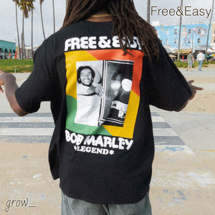 Free&Easy × BOB MARLEY ジュダ 半袖 Tシャツ 送関込 Free&Easy × BOB MARLEY プラチナ 半袖 Tシャツ 送関込 (Free