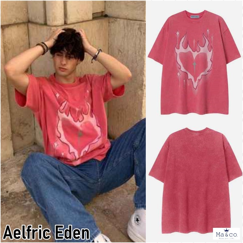 日本未入荷*Aelfric Eden◇Love Flame グラフィティ Tシャツ