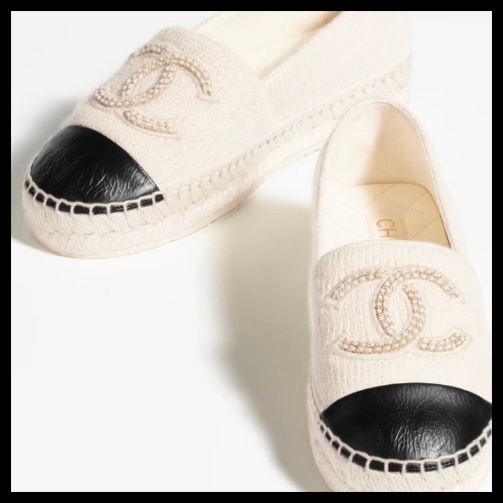 ☆シンプルで可愛い☆【CHANEL】エスパドリーユ