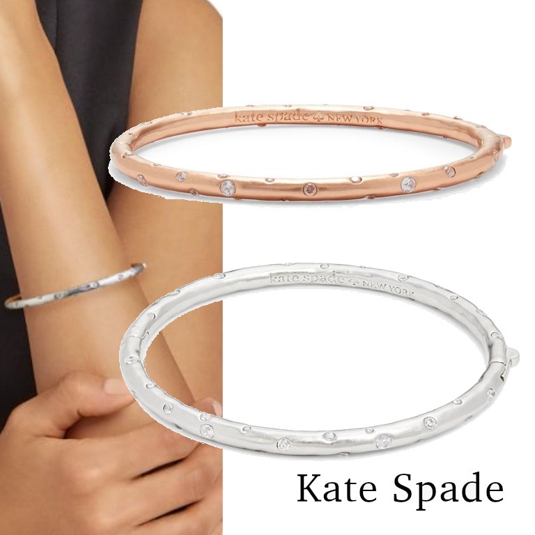 【大セール】 Kate Spade Silvertone & Cubic Zirconia ブレス