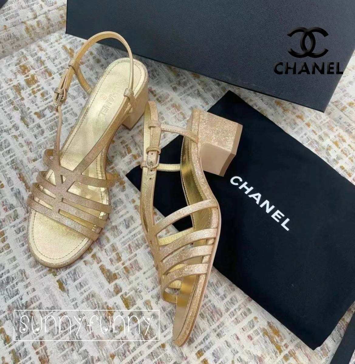 《ココビーチ★》CHANEL サンダル CCマーク