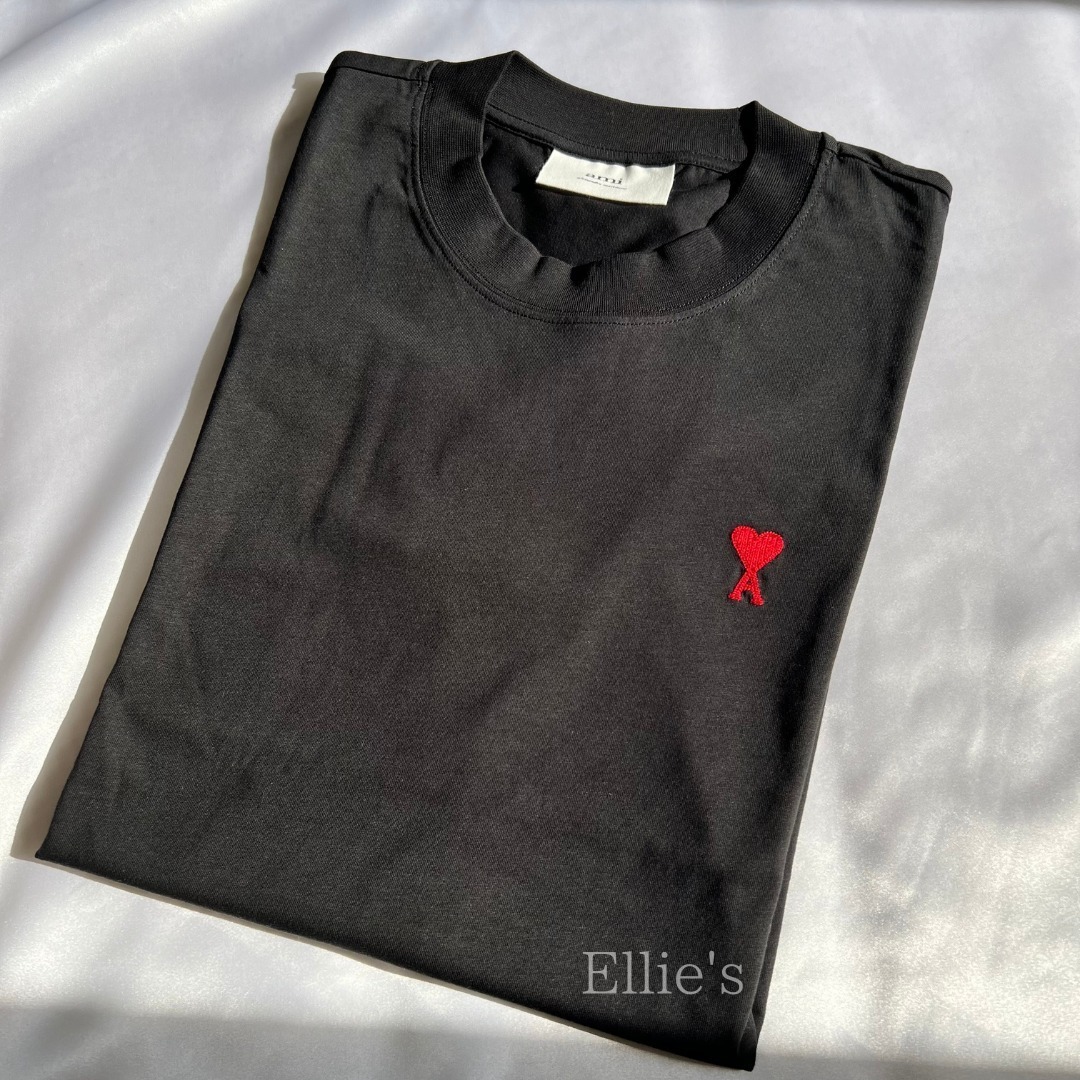 国内即発*《AMI PARIS》AMI DE COEUR ボクシーフィット Tシャツ