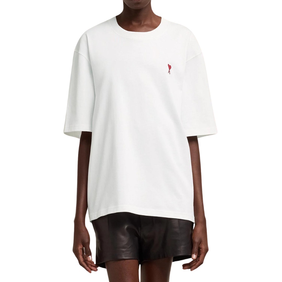 国内即発*《AMI PARIS》AMI DE COEUR ボクシーフィット Tシャツ
