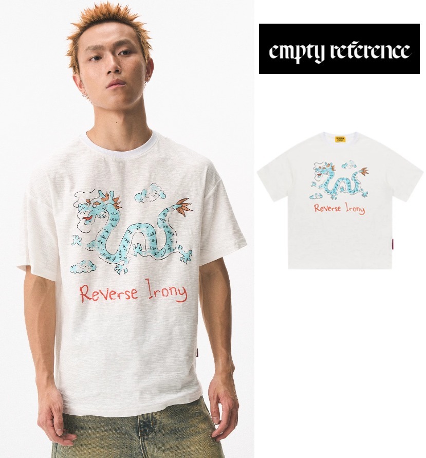 送料関税込[EMPTY REFERENCE]REVERSE IRONYシャツ★日本未入荷★