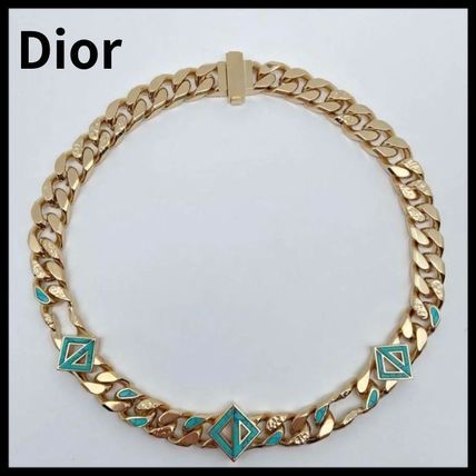 女の子向けプレゼント集結 首元を華やかに♪【Dior】CDダイヤモンド ネックレス チェーン アクセサリー