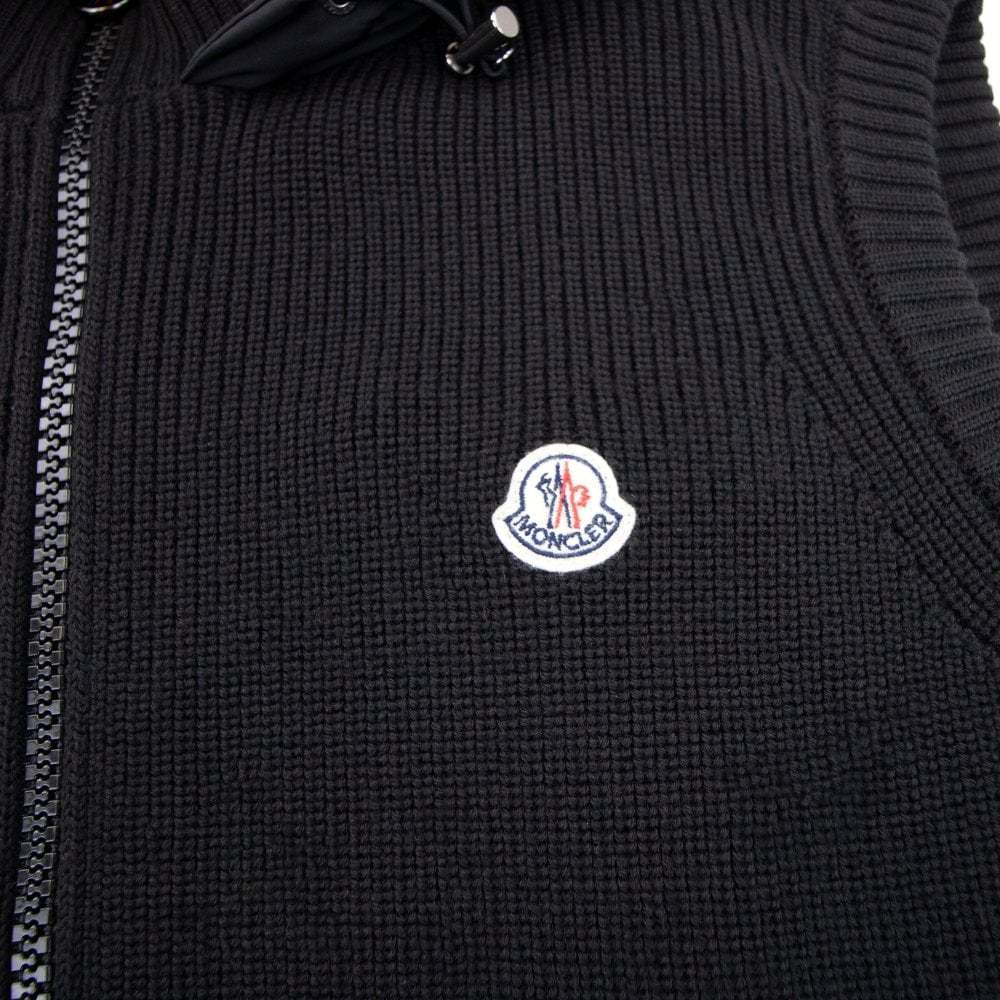 【大人気!】MONCLER☆MaglioneTricotジレブラック 大人気!】MONCLER☆MaglioneTricotジレブラック (MONCLER