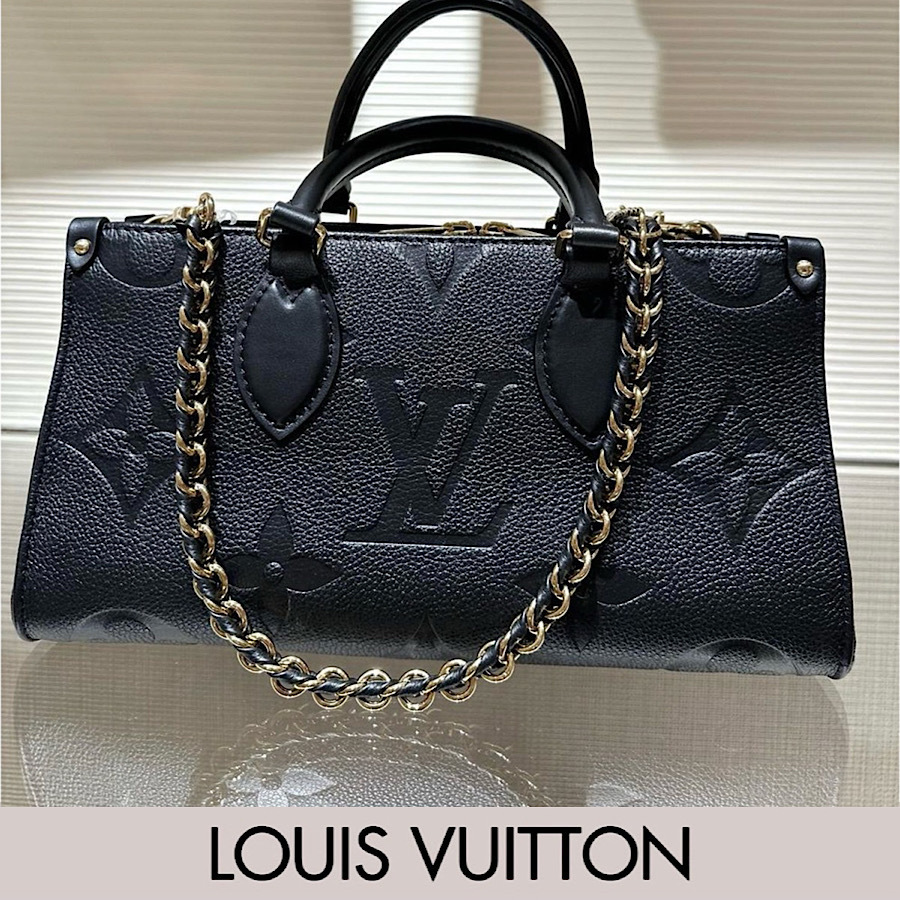 《エレガント/2WAY》LOUIS VUITTON オンザゴー ショルダーバッグ