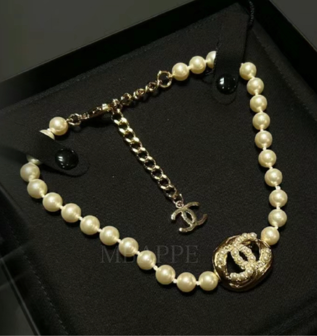 《24A》CCロゴが輝く☆【CHANEL】チョーカー ネックレス