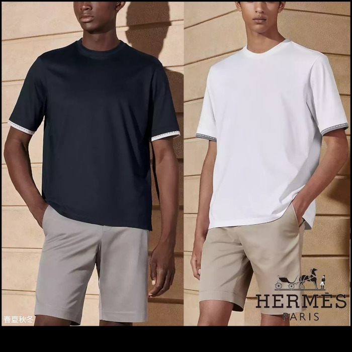 【エルメス】サドルステッチ Tシャツ さりげなくHERMES