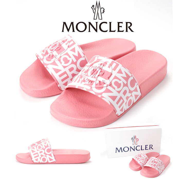【国内発送】MONCLER 4C00060 ロゴフラットサンダル