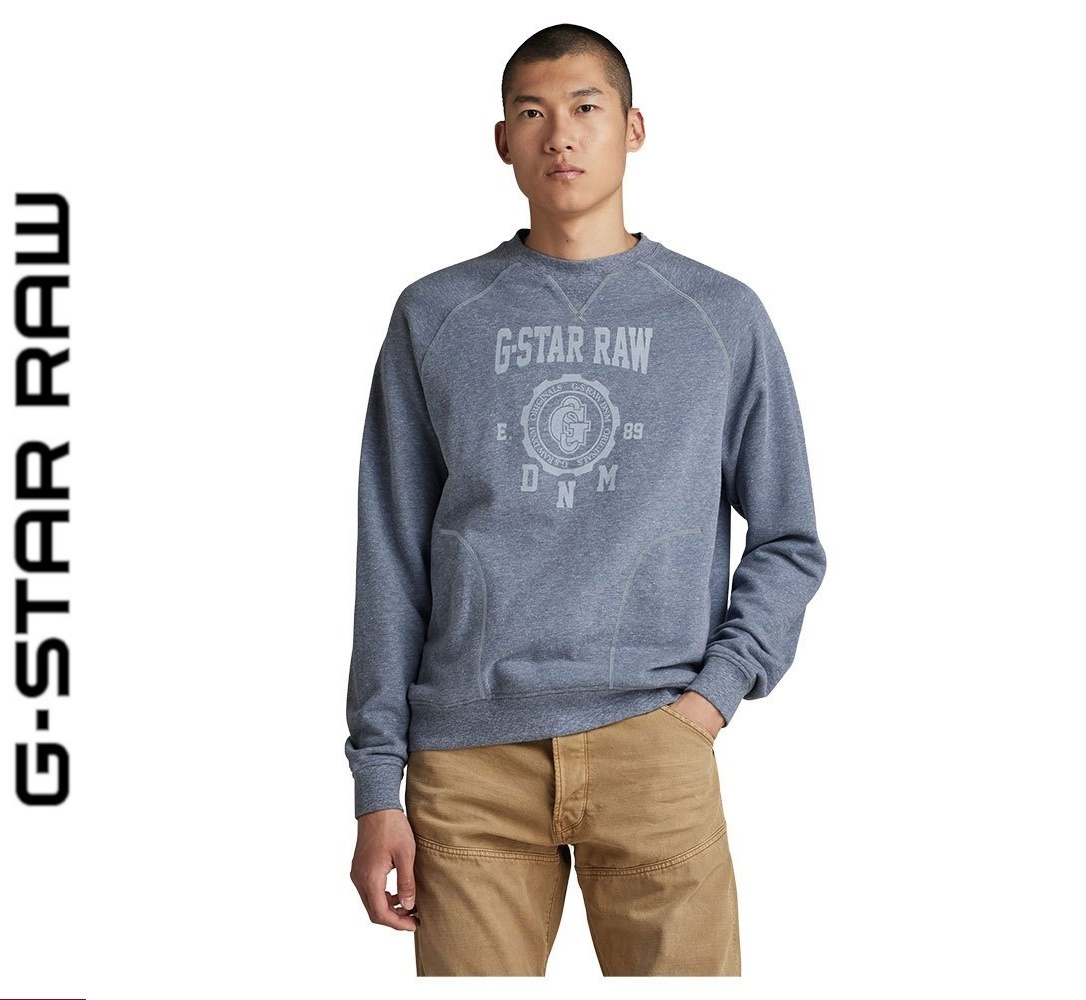 送料込★G-Star★Collegic Raglan Loose R スウェットシャツ
