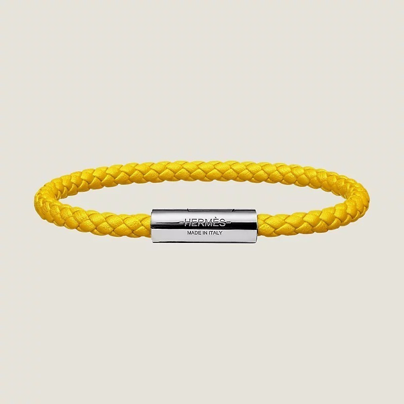 ワンポイントが可愛！【HERMES】レザーブレスレット《ゴリアテ》