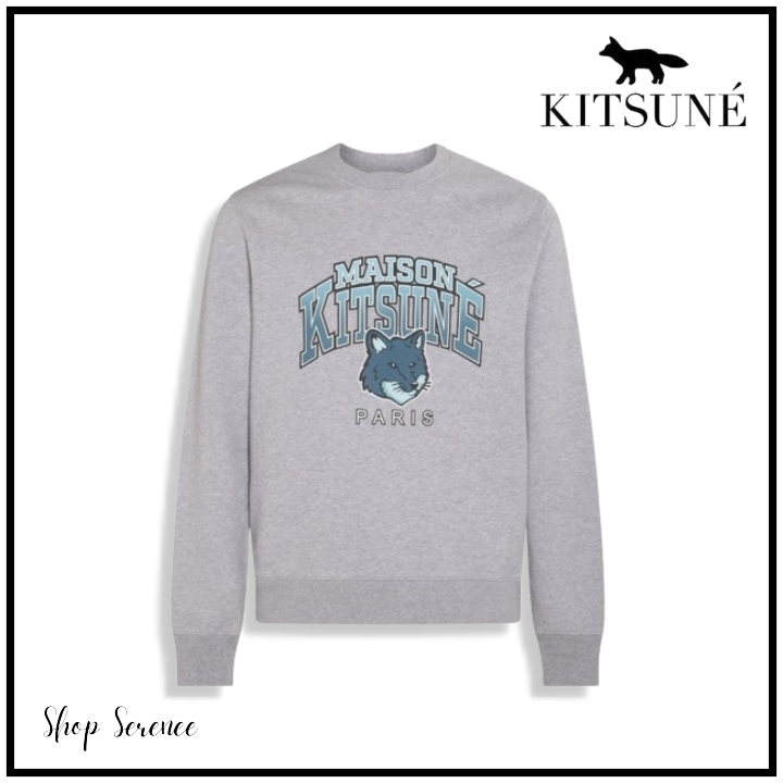 関税込☆【MAISON KITSUNE】キャンパスフォックス トレーナー