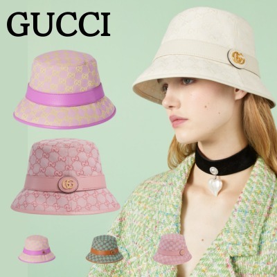 【GUCCI】GGキャンバス バケットハット