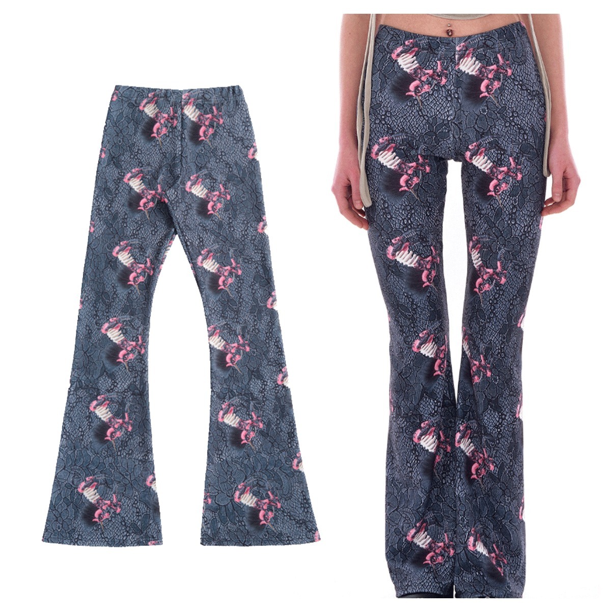 パンツ YOUTHBATH UNICORN GRAPHIC PANTS 4NY045