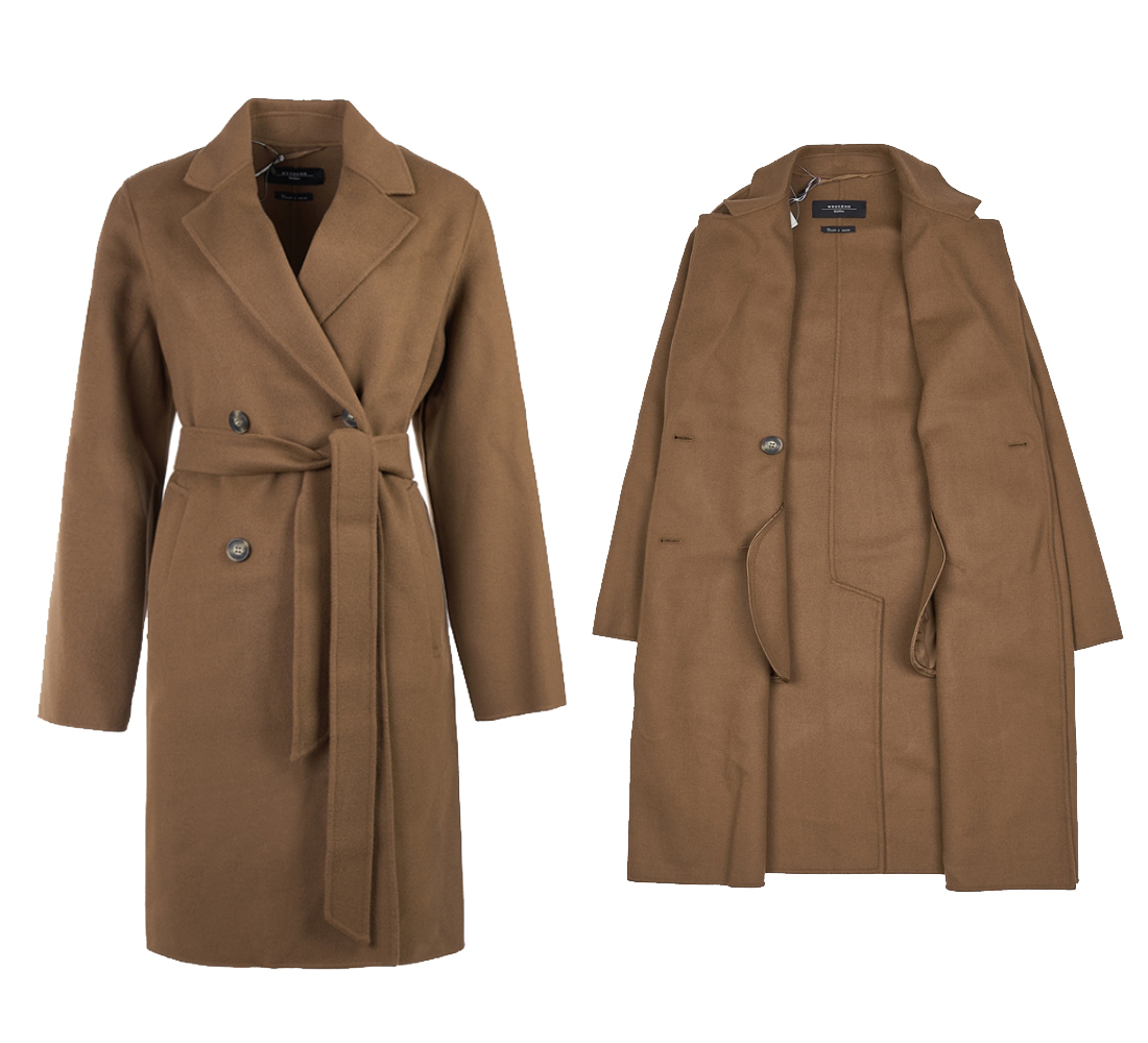 Weekend MaxMara★ブルブレストウールコート FLIRT 032