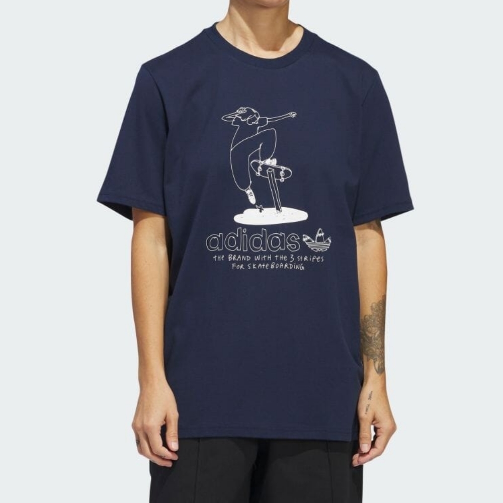 すぐ届く！adidas ヘンリー・ジョーンズ マイテ半袖Tシャツ 青