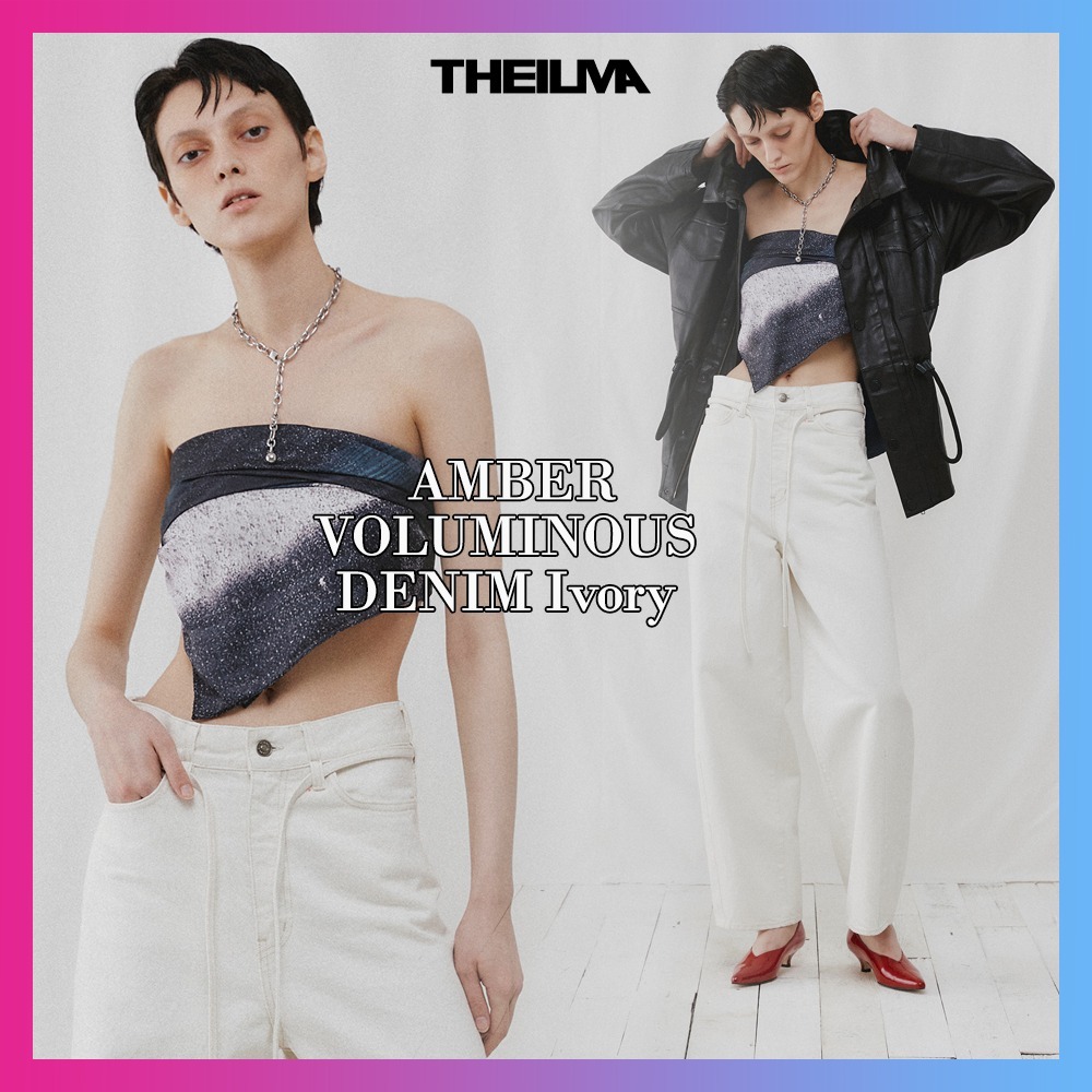 【THEILMA】 AMBER VOLUMINOUS DENIM Ivory デニム ジーンズ