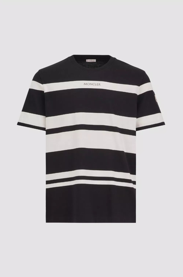 MONCLER 2024春夏新作 レタリングロゴ入り クルーネックTシャツ